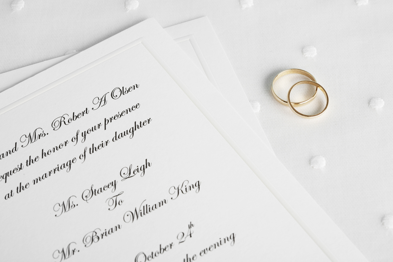 誓約書と結婚指輪